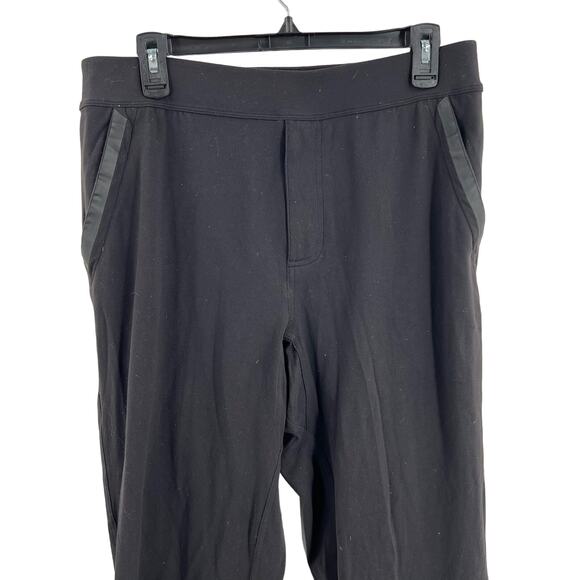 Lululemon Mens Pant Large Black Straight‎ Leg Casual Workout - Picture 2 of 6